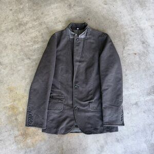 GAP Jacket Blazer Men’s XL Black Button Cotton Chore Coat